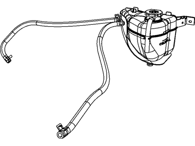 Jeep 55056542AC BOTTLE Coolant Recovery