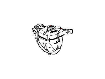 Jeep 55056622AB BOTTLE Pressurized Coolant
