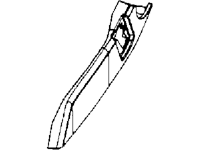 Mopar 1ER86XDVAA Shield Passenger Inboard, Passenger Side