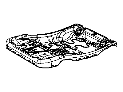 Mopar 68029094AA Frame Front Seat Cushion