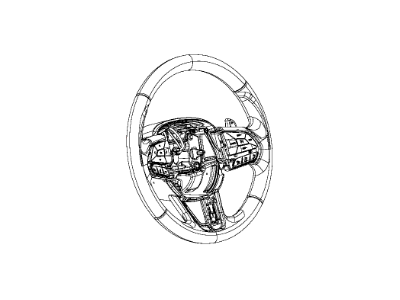 Dodge 5SQ23SX9AA WHEEL Steering