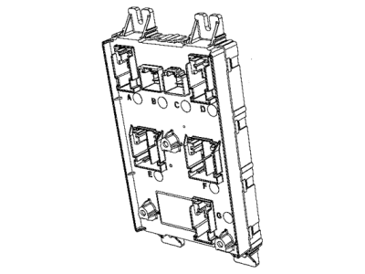 Ram 68405097AA MODULE Body Controller
