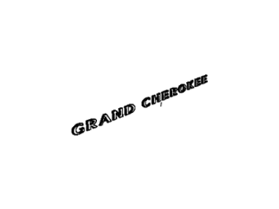 Jeep 68223748AA NAMEPLATE Front Door Grand CHEROKEE