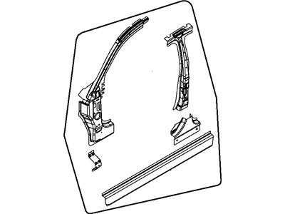 Chrysler 5008726AC PANEL Body Side Aperture Inner