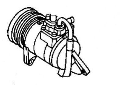 Chrysler Grand Voyager A/C Compressor - RL677144AB