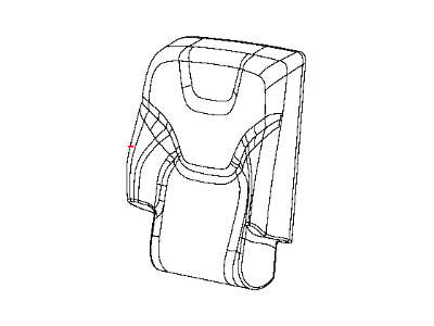 Jeep 5RA74DX9AE COVER Rear Seat Back Right