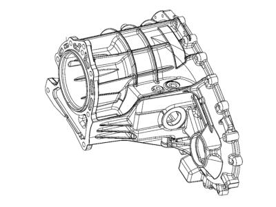 Jeep 68391474AA CASE HALF Front