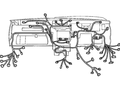 56010624AD Mopar Wiring Instrument Panel Illustration 1 of 1