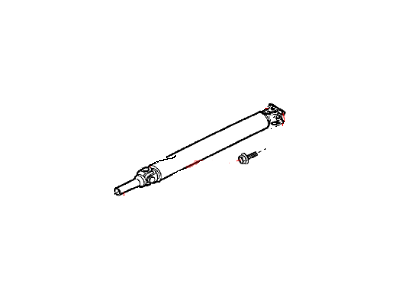 Mopar 52853017AD Shaft Drive 52853017AD Mopar Shaft Drive Illustration 1 of 1