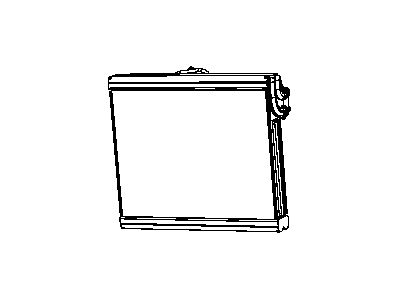 Jeep 68004194AA EVAPORATOR Air Conditioning Includes: Screws