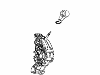 Dodge 1UC34DX9AF Gear Shift Assembly