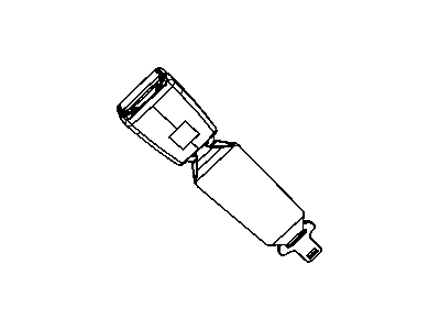 Jeep 5KC791DVAC Center Belt Assembly