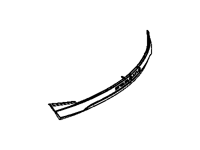 Chrysler 5182606AE APPLIQUE License Lamp