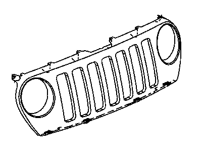 Jeep 5JJ85WS2AE GRILLE Radiator