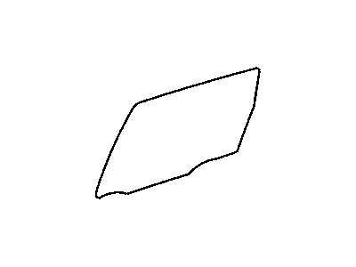 Chrysler 4724962AA GLASS Rear Door