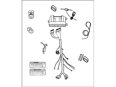 Mopar 82209870 Install Kit Remote Start