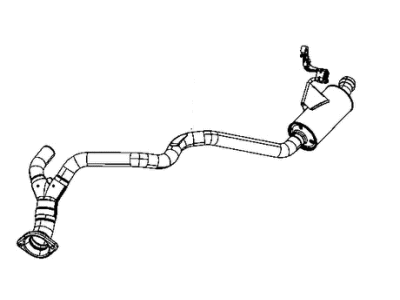 Mopar 68268211AE Tailpipe Exhaust Dual Isolators for Tailpipe Service Mopar 68268211AE Tailpipe Exhaust Dual Isolators for Tailpipe Service