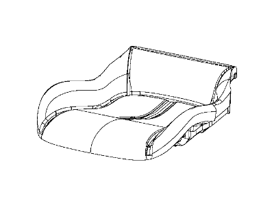 Dodge 5NT83CV5AA COVER Front Seat Cushion
