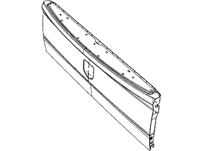 Mopar 68105727AD Tailgate