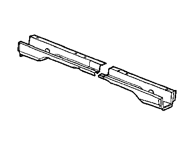 55276029AB Mopar Crossmember Rear Floor Illustration 1 of 1