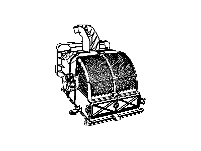 Dodge 68029737AA HOUSING Air Inlet Includes: Filter Door, Recirc Door, Actuator, Screws