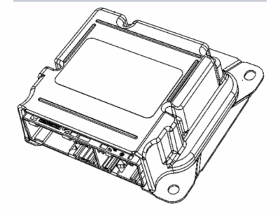 Ram 68399787AC MODULE Air Bag Control