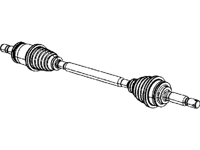 Jeep 5085240AB SHAFT Axle Half