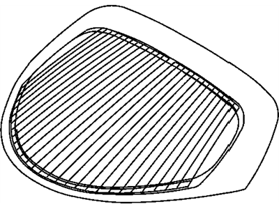 Mopar 5030041AE Glass Liftgate 5030041AE Mopar Glass Liftgate Illustration 1 of 1