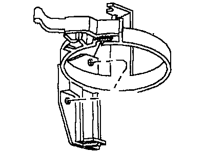Dodge 4891240AA Vapor Canister Bracket