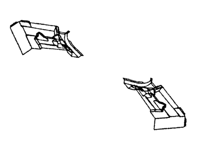 Dodge 4655420 Reinforcement - Shelf Panel Front
