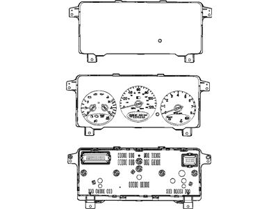 Chrysler 5107628AI CLUSTER Instrument Panel