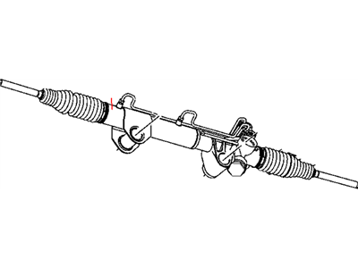 Dodge 52110487AB STEERING GEAR Rack and pinion