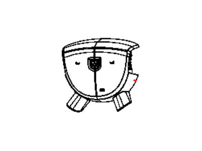 Ram 1EF19LU7AH AIR BAG Driver