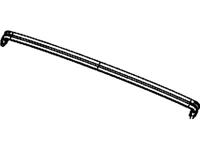 Jeep 55397454AH WEATHERSTRIP WINDSHIELD HEADER