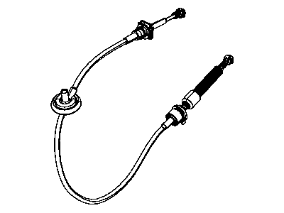 Jeep Wrangler JK Shift Cable - 52126222AE