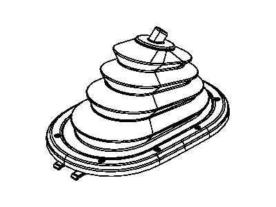 Jeep 68078068AA BOOT Gear Shift Lever