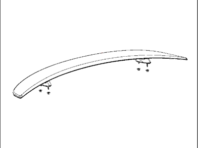 Dodge 82212416AB SPOILER KIT Deck Lid