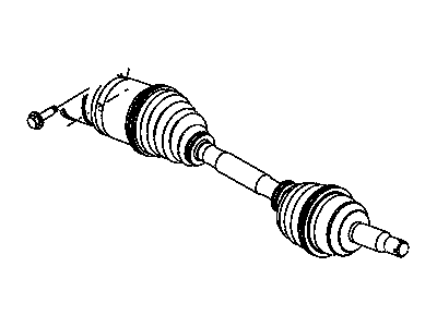 Jeep 5105649AC SHAFT Axle Half