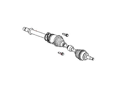 Mopar 5105660AC Shaft Axle Half