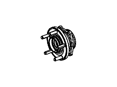 Dodge 5085406AC HUB AND BEARING Wheel