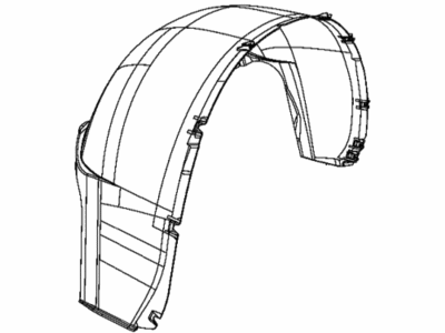 Ram 68160804AA SHIELD Wheelhouse