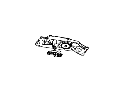 Jeep 52125243AE WINCH Spare Tire Carrier