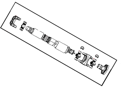 Mopar 52123328AA Shaft Drive Front