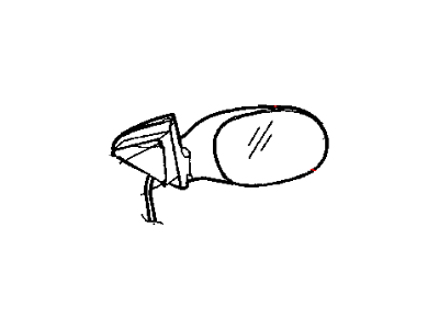 Mopar 4574590AE Mirror Outside, Rearview, Electric, Heated