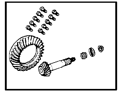 Jeep 68019333AA GEAR KIT Ring And Pinion