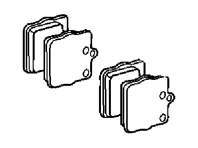 Chrysler 5139902AA PAD KIT Rear Disc Brake