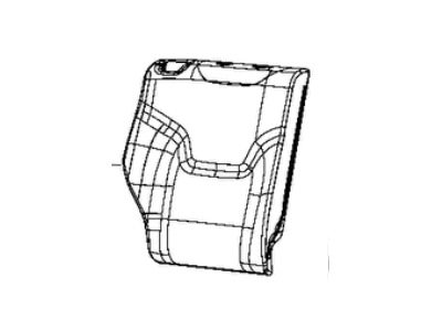 Mopar 6SG40LXHAA Cover Rear Seat Back Mopar 6SG40LXHAA Cover Rear Seat Back