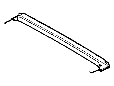 Dodge 5137559AC CHANNEL Sunroof Drain Includes Weatherstrip