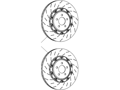 68250191AA Mopar Rotor Brake Front Illustration 1 of 1