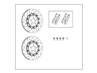 Dodge P5156166 BRAKE KIT Performance